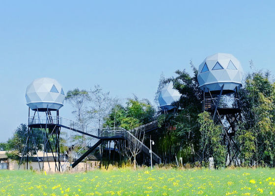 Prefab Wooden Dome House: A Cool Cabin Tree Dome House For Airbnb