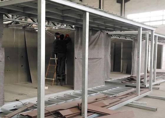Prefab Park Home With Light Steel Frame Mobile House Kits To Build Small Metal Houses