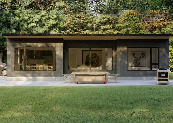 AS/NZS/USA Standard Luxury Prefab Villa Or Office - Light Steel Kit Modular Home