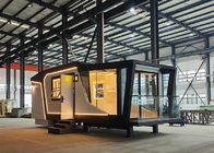 Customized Light Steel Frame House Luxury Tiny House On Wheels And Micro Prefab Cabins