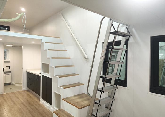 Cheap Prefab Tiny Homes On Wheels For Sale With Light Gauge Steel Frame Prefab Hotel Units