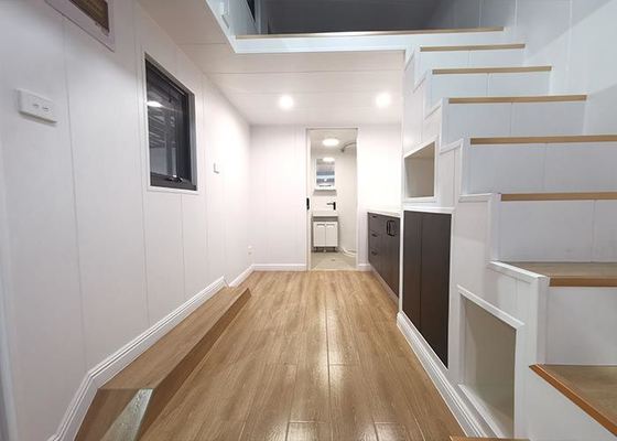 Affordable Tiny Homes On Wheels With Light Steel Frame Prefab Cabins With AS/US