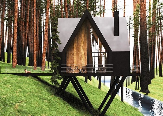 AS/NZS Prefab Garden Studios Featuring Light Steel Frame Modular Home For Airbnb