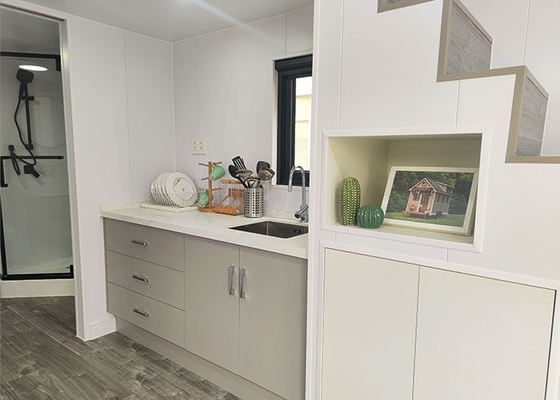 Odular Home Tiny House On Wheels With Trailer For Airbnb Prefabricated Light Steel Structure