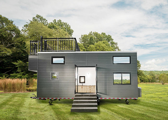 Modular Home Prefab Tiny Homes On Wheels Trailer House Orlando Ready To Ship For Airbnb