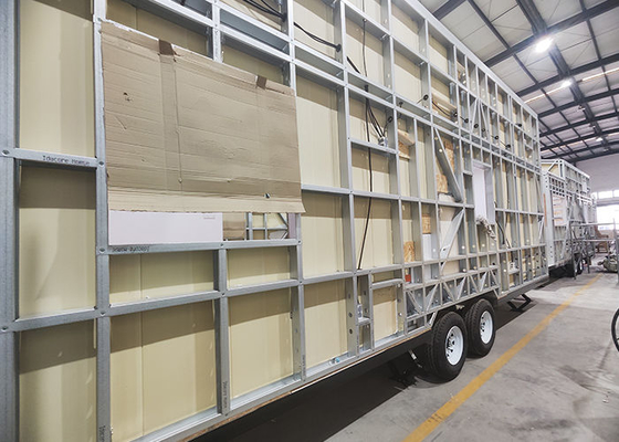 US Standard Prefab Home Double Storey Small Manufactured Homes Ready To Ship Light Steel Fraem