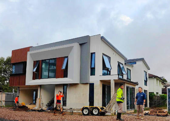 AU/EU/USA Standard Prefab Apartment Buildings With Light Steel Frame For Spacious Living Area