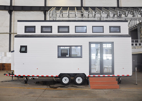 Cheap Tiny House On Wheels With Solar Panels Prefab Home Ready To Ship