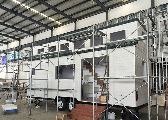 Cheap Prefab Tiny House With Solar Panels 2 Bedrooms 2 Bathrooms Mobile Home For Sale