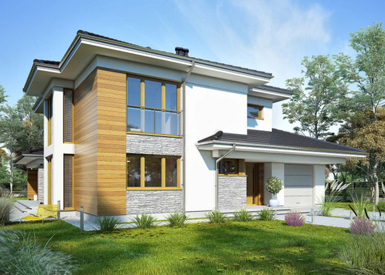 Premium Prefab Lightweight Steel Frame Villas Luxury Prefab Modular Home Kit