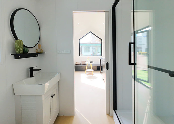 AS / US  STANDARD Affordable Prefab Tiny House On Wheels With Bedroom Bathroom