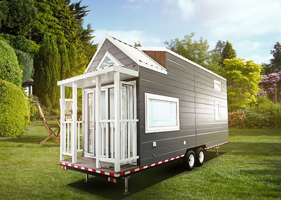  Prefab House Modular Tiny House On Wheels With As/US Standard Light Steel Frame