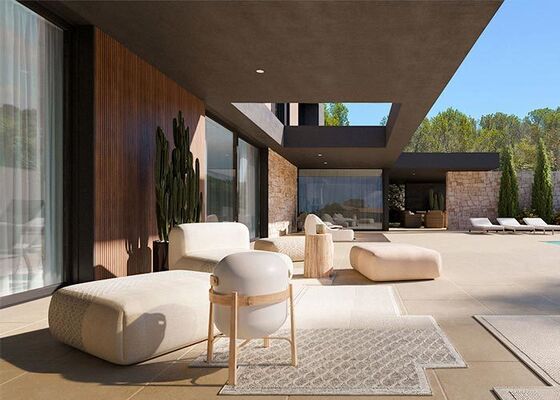 Luxury 4-Bedroom Prefab House Villa With Swimming Pool | ICC-ES Certified Light Gauge Steel House