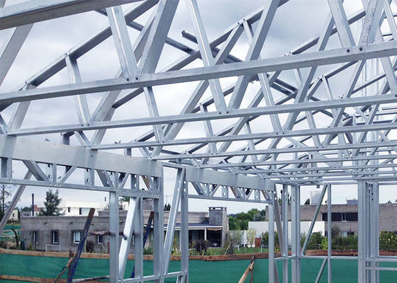 AS/NZS/USA Standard Prefab Light Steel Frame House With Garden Terrace