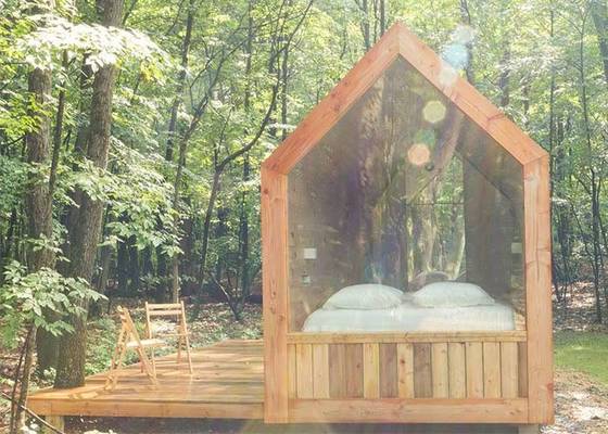 Energy-Efficient Prefab Garden Studio: Modular Wooden House For Holiday Living