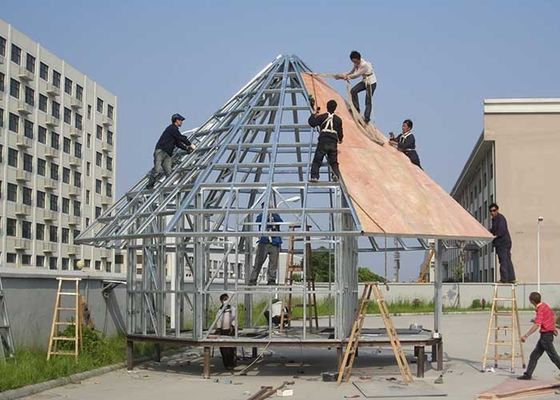 Prefab Homes In Maldives Light Gauge Steel Framing System With Fiber Cement Board Cladding Overwater Bungalow