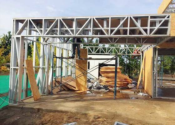Stable Prefabricated Residential Buildings With Lightweight Steel Houses Modular Home