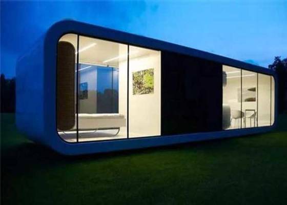 Modular Buildings Prefab House Expandable Container Light Gauge Steel Villa