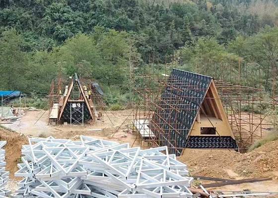 Modern Design Prefab Light Steel Garden Studio For Work And Holiday Cabin Prefabricated Hotel