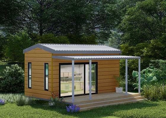 Prefab Park Home With Light Steel Frame Mobile House Kits To Build Small Metal Houses