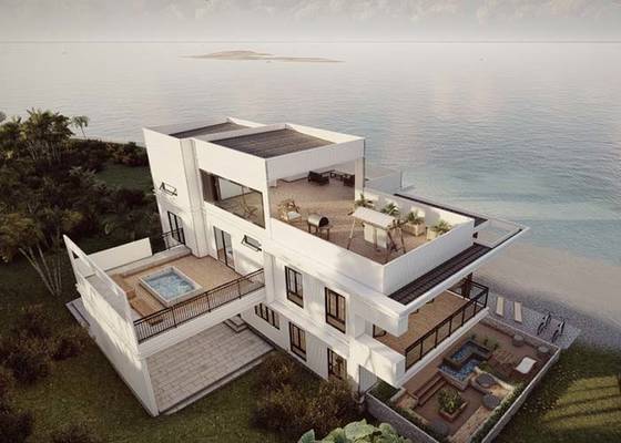 오스트레일리아 가벼운 강철 프레임 하우스 프로젝트 Prefab Kitset Homes NZ 가격 Prefab 집 키트