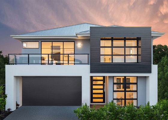 가벼운 강철 프레임 리버풀 하우스 모듈 홈 두 층 현대 고급 빌라