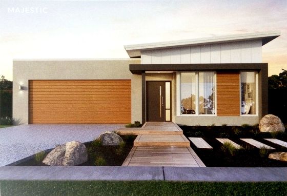 개인화 고급 가벼운 강철 구조 벙갈로 스타일 하우스 PU 단열