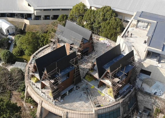 전조형 모듈형 주택 목재 디자인 사이클론 저항 벙갈로 키트 주택 빠른 건설