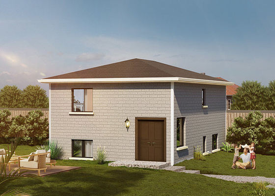 배포 가능한 휴대용 비상복지실, 가벼운 강철 접이식 집 할머니 아파트