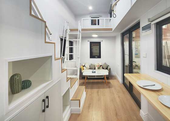 Cheap Expandable Tiny House With Solar Panels Portable Prefab Home Tiny House On Wheel