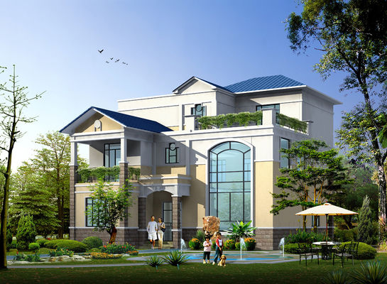 공장 제작 패널 시스템 강철 구조 조립식 빌라 | 신규 디자인 맞춤형 주택