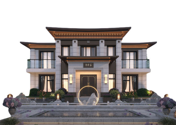Factory Modern Luxury Easy Assembly Prefabricated Steel Villa Galvanized Steel Prefab Modular Homes