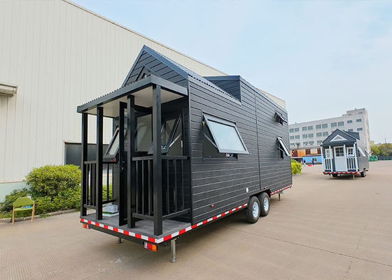 스타일리시한 디자인 혁신적 2 침실 소형 집 바퀴에 모바일 Vtiny Cabins