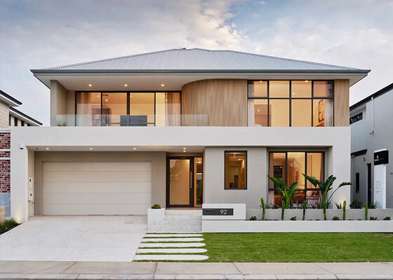 AS/US 가벼운 철강 구조 사전 제조 된 빌라 하우스 프레임 4 침실용 모듈 킷