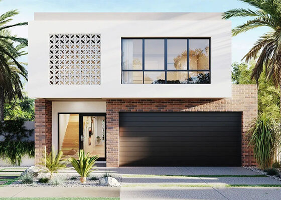 3 침실 조립식 주택 빌라 모듈러 홈 키트, 단열 금속 사이딩 클래딩 포함