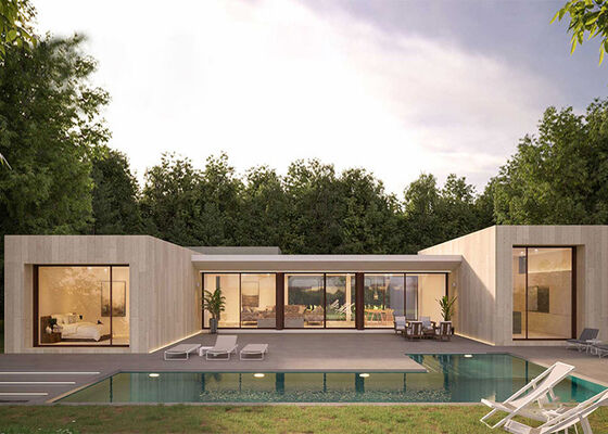 오스트레일리아 표준 전조 가벼운 철기 프레임 모듈 홈 중국 패널 시스템