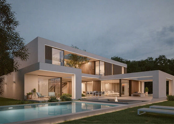 현대적인 디자인 모듈러 주택 조립식 주택 패널식 주택 키트 (AS/US 표준)