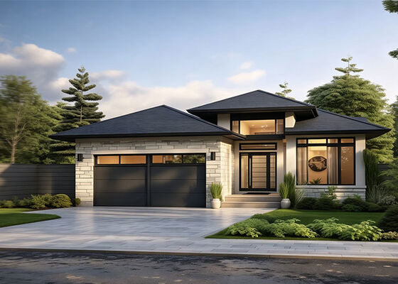 AS/US 표준 경량 강철 빌라 | 조립식 럭셔리 맨션 단독 주택