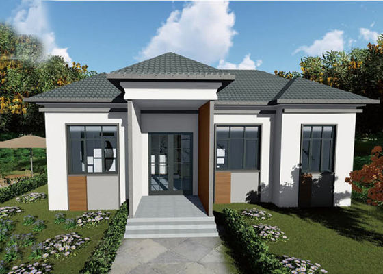 Wpc 클래딩 전 제조된 주택 사이클론 증거 현대 조립식 가정 장비