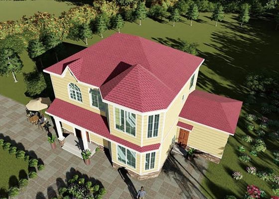 ALC 패널 재활용 가능한 녹색 전조 주택 사용자 정의 가능한 가벼운 가이드 스틸 전조 빌라