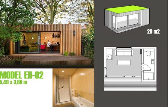 As/Ns Prefabricated Garden Studio Fast Construction Environmental House