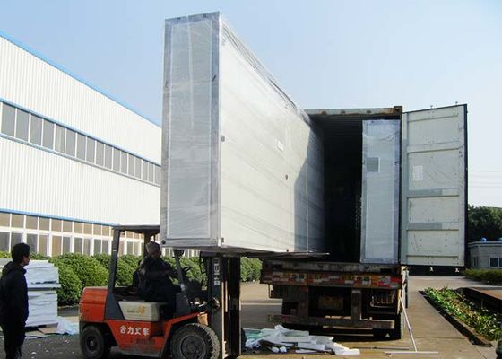 경량 철골 프레임의 현대식 모듈러 주택 조립식 접이식 주택 그랜니 플랫