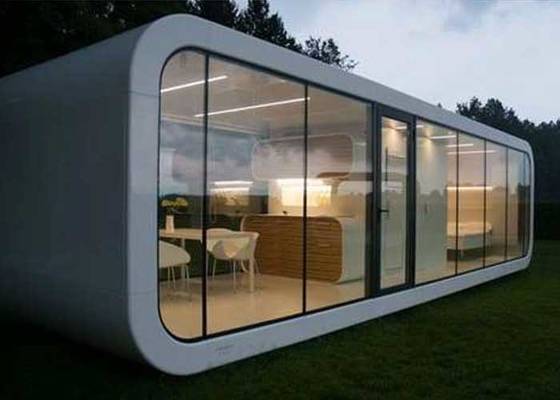 Modular Buildings Prefab House Expandable Container Light Gauge Steel Villa
