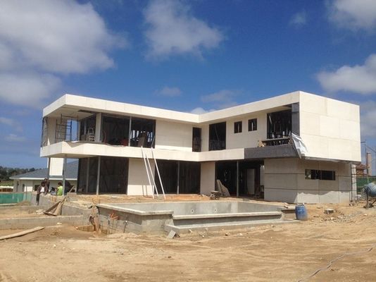 4개의 침실, 현대적인 2층의 가벼운 강철 프레임 하우스