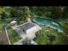 경량과 가벼운 철골 구조물 호주 그니 플랫 / 폴딩형 하우스