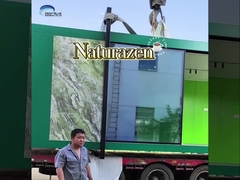 작은 사이즈와 노란불 철골 게이지 골조 값이 싼 조립식 정원 스튜디오