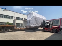 판매를 위한 바퀴에 모듈 조립식으로 만들어진 가벼운 강철 구조물 가정