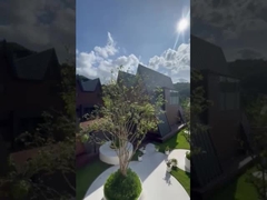 가벼운 강철 프레임과 함께 Prefab 집 키트 휴일 및 캠핑을위한 모듈 주택