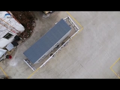 Alu.Casement 문 에어 컨디셔닝과 함께 미리 제조 된 작은 집 선택