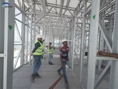 가벼운 강철 프레임 전조 제조 주택 정원 스튜디오 현대 디자인 소형 주택